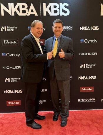 Jim and Peter from Sharp at NKBA Award ceremony